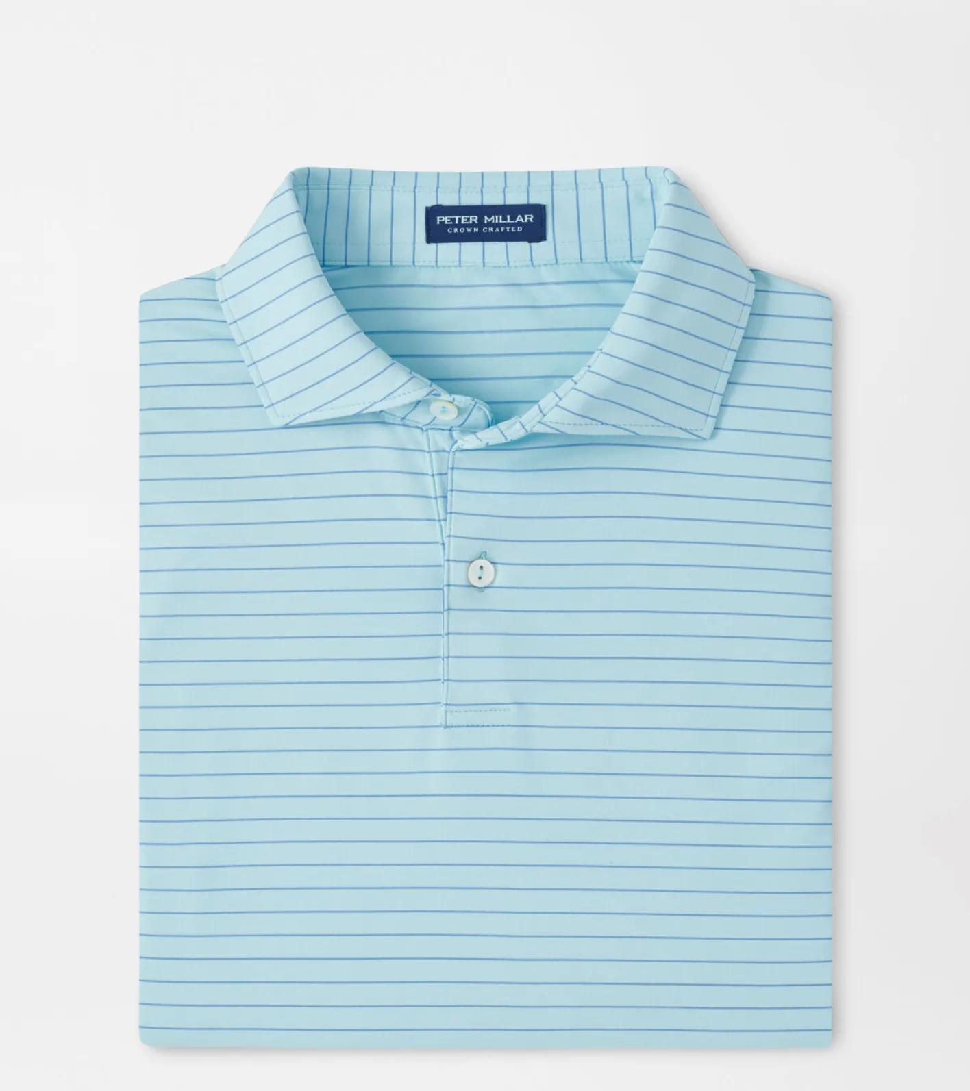 Online Peter Millar Duet Performance Jersey Polo Cirrus Blue