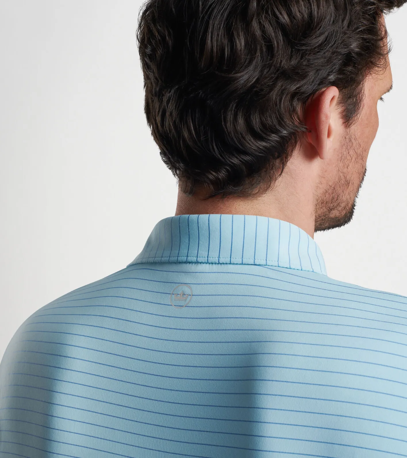 Online Peter Millar Duet Performance Jersey Polo Cirrus Blue