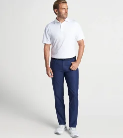 New Peter Millar eb66 Skull In One Performance Five-Pocket Pant Navy