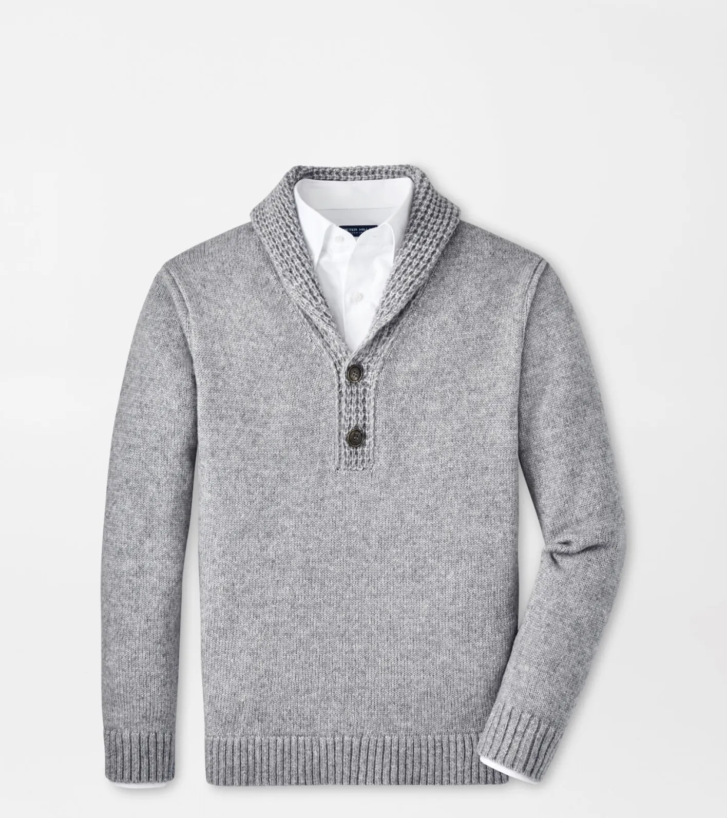 New Peter Millar Eklund Shawl Popover Gale Grey