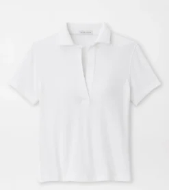 New Peter Millar Elle Terry Polo Navy