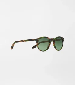 New Peter Millar Excursionist Elite Sunglasses Camo Tortoise
