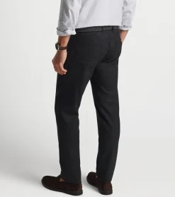 Fashion Peter Millar Excursionist Flex Alpine Five-Pocket Pant Charcoal