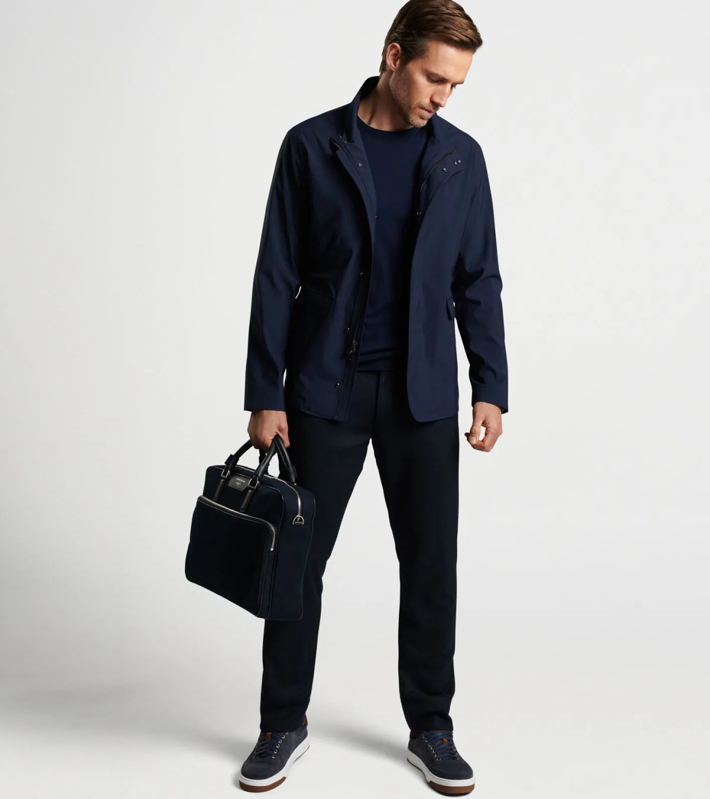 Outlet Peter Millar Excursionist Flex City Coat Navy