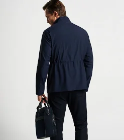 Outlet Peter Millar Excursionist Flex City Coat Navy