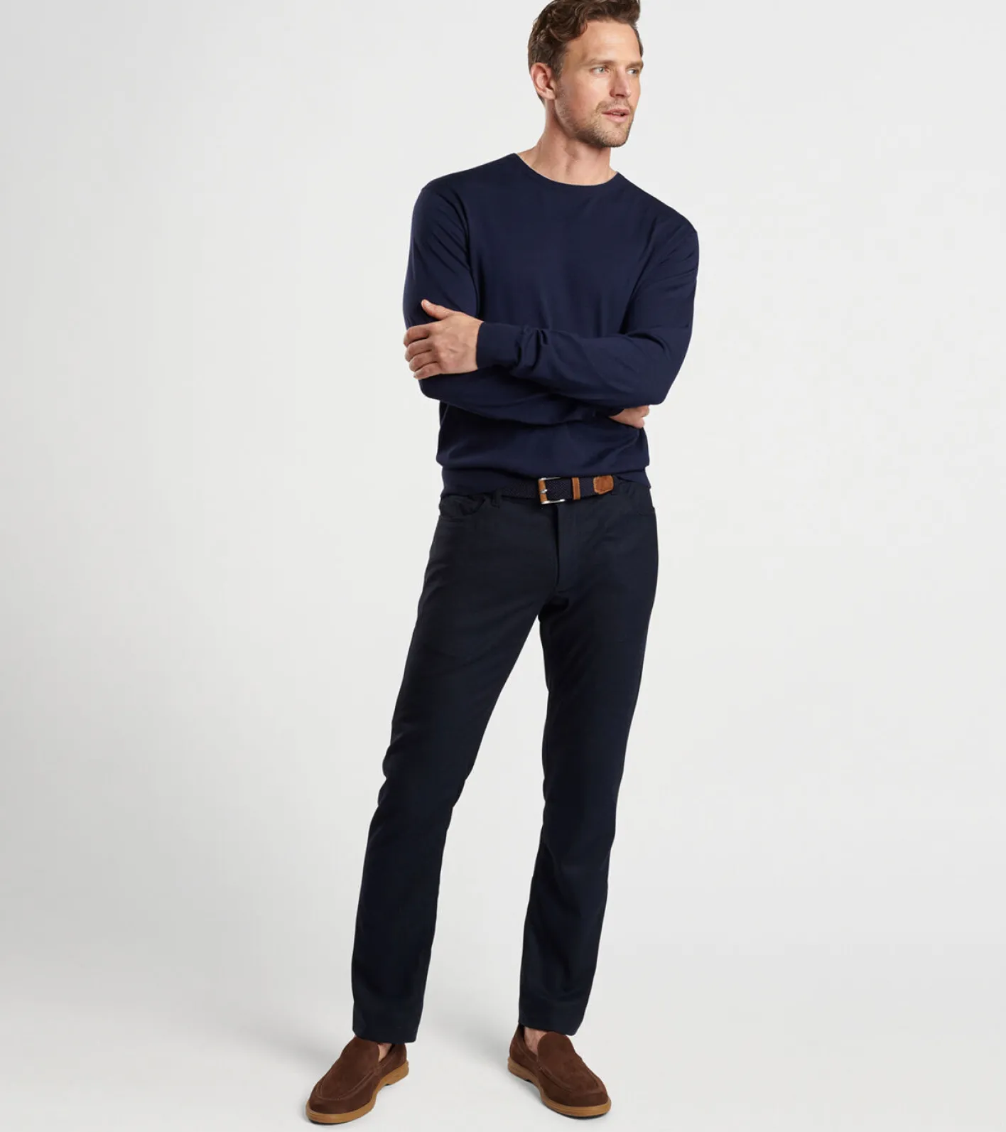 Online Peter Millar Excursionist Flex Crew Navy