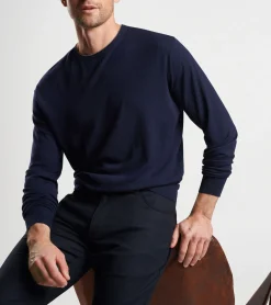 Online Peter Millar Excursionist Flex Crew Navy