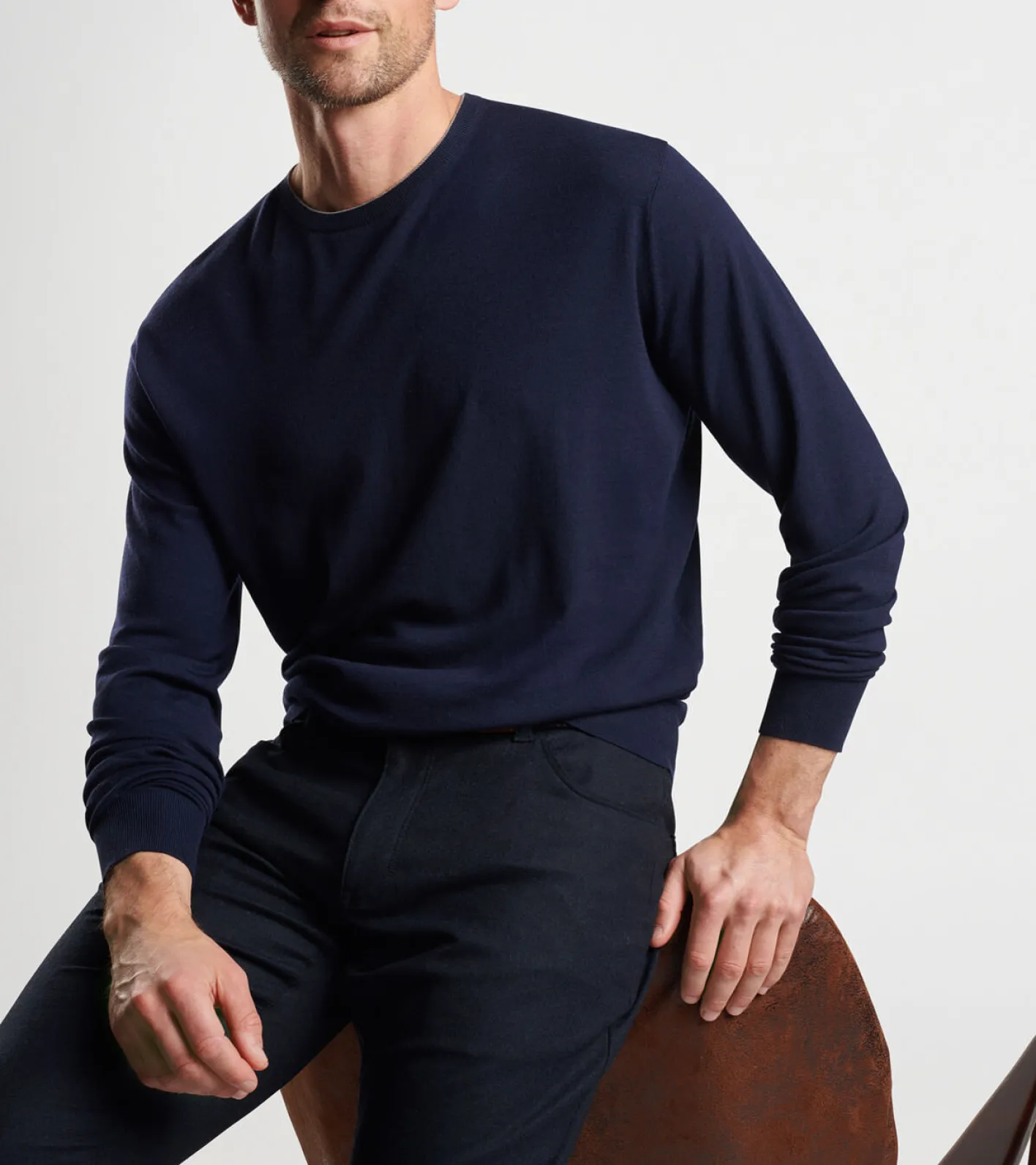 Online Peter Millar Excursionist Flex Crew Navy