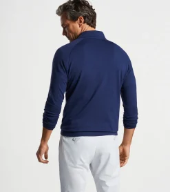 Hot Peter Millar Excursionist Flex Performance Pullover Navy