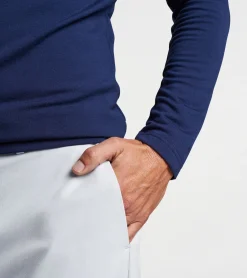 Hot Peter Millar Excursionist Flex Performance Pullover Navy