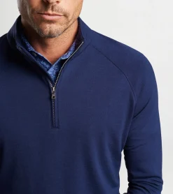 Hot Peter Millar Excursionist Flex Performance Pullover Navy