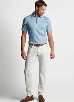 Sale Peter Millar Excursionist Flex Polo Blue Frost