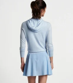 Best Peter Millar Excursionist Flex Popover Hoodie LIGHT COTTAGE BLUE