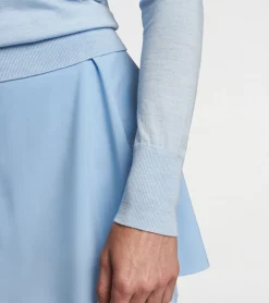 Best Peter Millar Excursionist Flex Popover Hoodie LIGHT COTTAGE BLUE