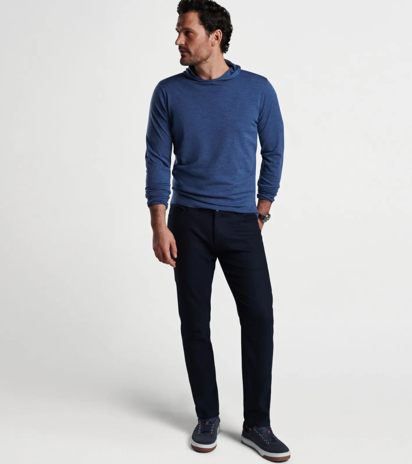 Online Peter Millar Excursionist Flex Popover Hoodie Black