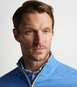Clearance Peter Millar Excursionist Flex Quarter-Zip Black