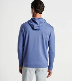 Sale Peter Millar Excursionist Flex Vantage Hoodie Almond