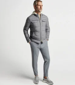 Online Peter Millar Excursionist Lite Quilted Bomber Gale Grey