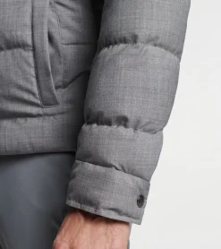 Online Peter Millar Excursionist Lite Quilted Bomber Gale Grey