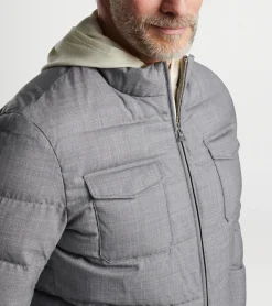 Online Peter Millar Excursionist Lite Quilted Bomber Gale Grey