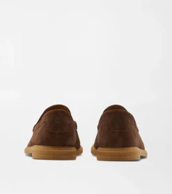 Discount Peter Millar Excursionist Penny Loafer Chocolate