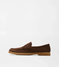 Discount Peter Millar Excursionist Penny Loafer Chocolate
