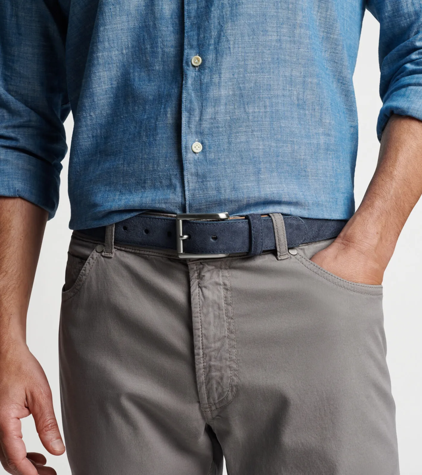 Best Peter Millar Excursionist Suede Belt Chestnut