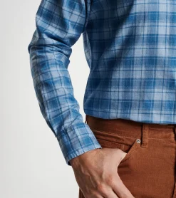 Online Peter Millar Fillmore Cotton Sport Shirt Cottage Blue