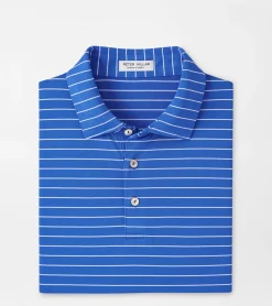 Sale Peter Millar Fitz Performance Mesh Polo Celeste