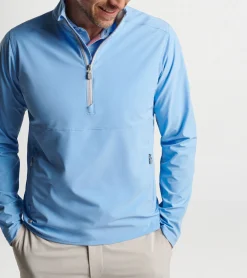 Clearance Peter Millar Flex Adapt Half-Zip Pullover Tahoe Blue