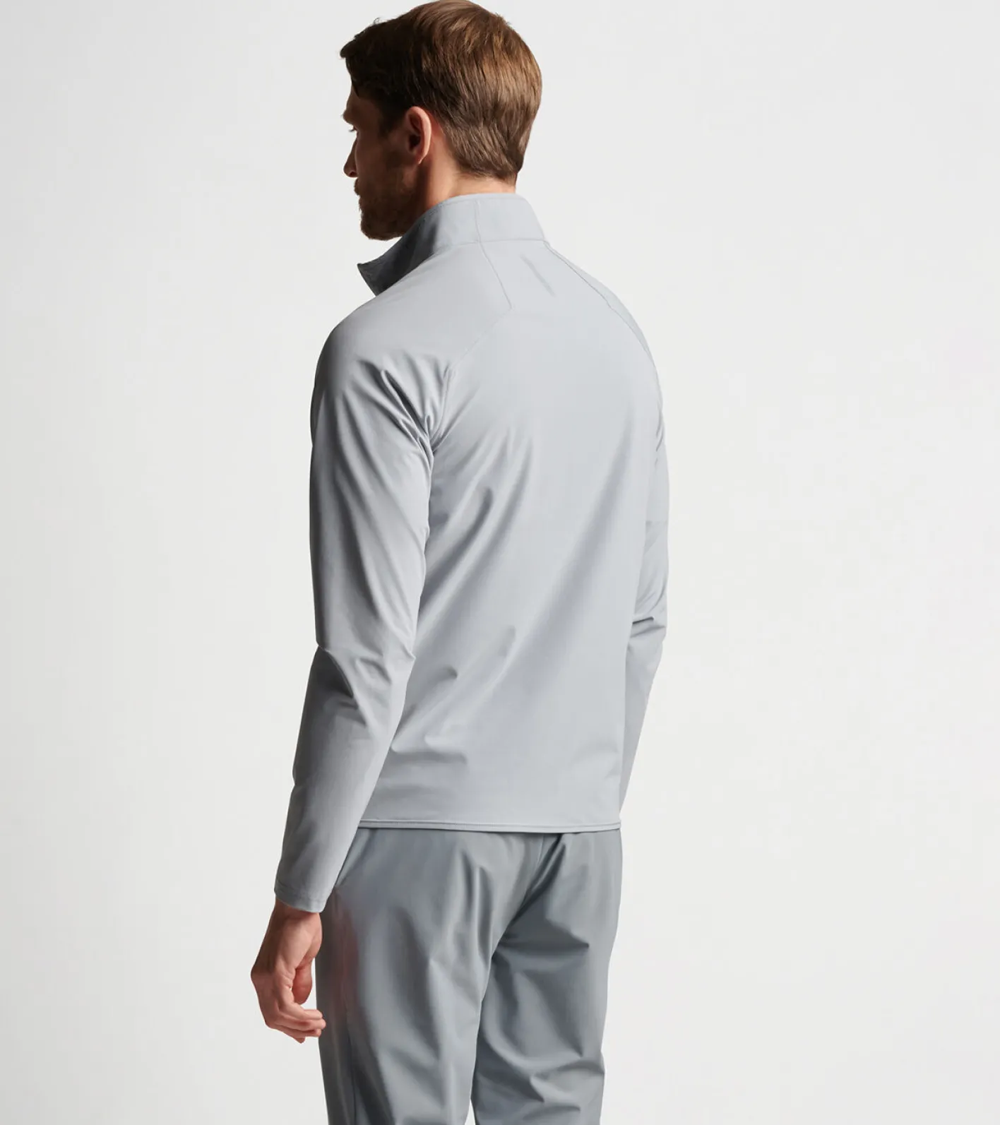 Best Peter Millar Flex Adapt Wind Cheater Shell Gale Grey