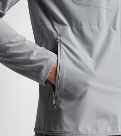 Best Peter Millar Flex Adapt Wind Cheater Shell Gale Grey