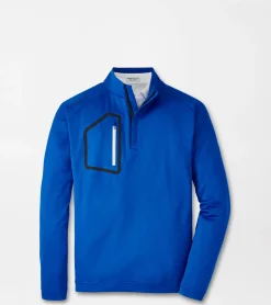 Best Peter Millar Forge Performance Quarter-Zip Sapphire