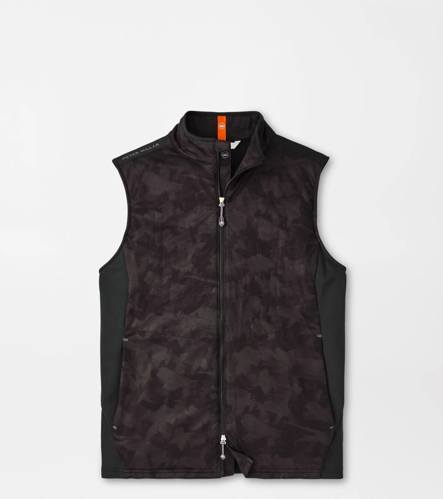 Outlet Peter Millar Fuse Elite Brushstroke Camo Hybrid Vest Black