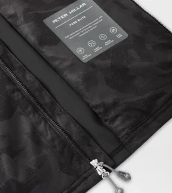 Outlet Peter Millar Fuse Elite Brushstroke Camo Hybrid Vest Black