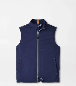 Sale Peter Millar Fuse Elite Hybrid Vest Navy/ British Grey