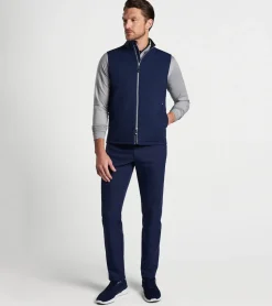 Sale Peter Millar Fuse Elite Hybrid Vest Navy/ British Grey