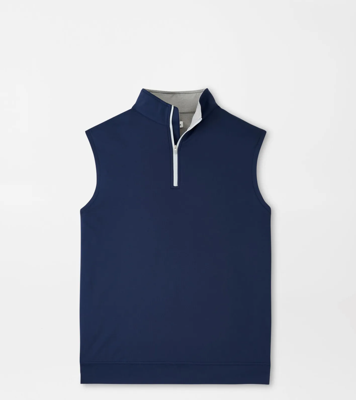 Online Peter Millar Galway Stretch Loop Terry Quarter-Zip Vest Navy