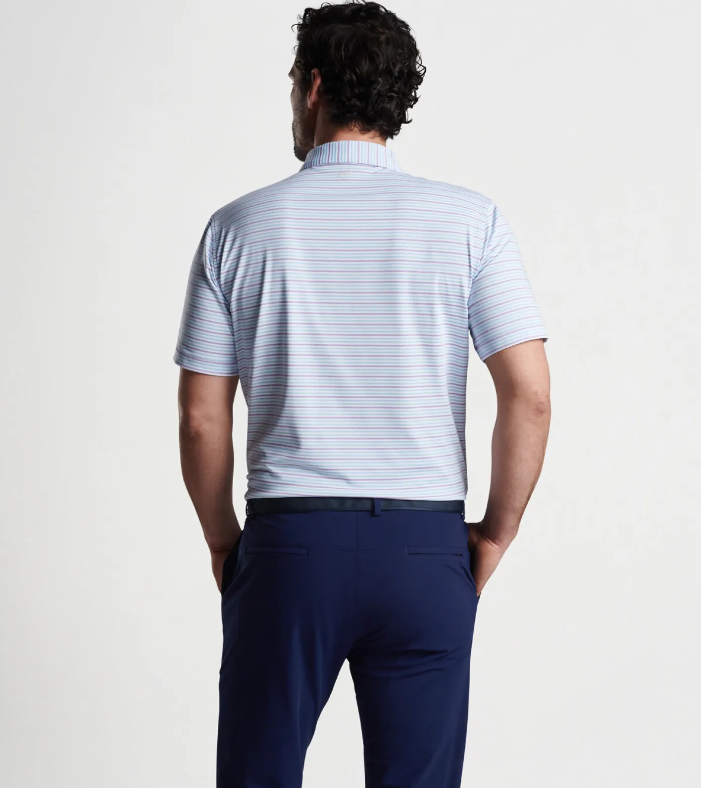 Online Peter Millar Garcia Performance Jersey Polo VIOLET MIST