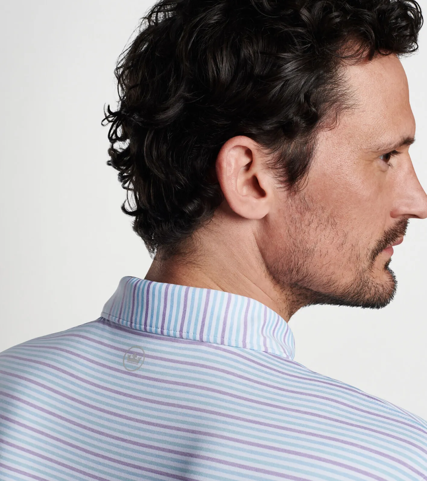 Online Peter Millar Garcia Performance Jersey Polo VIOLET MIST