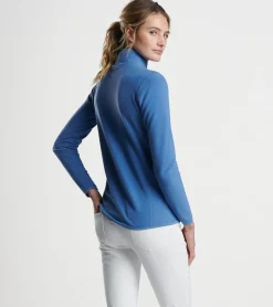 Fashion Peter Millar Garland Microfleece Pullover STORM