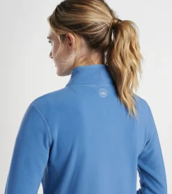 Fashion Peter Millar Garland Microfleece Pullover STORM