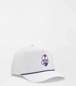Hot Peter Millar Gopher Performance Rope Hat White