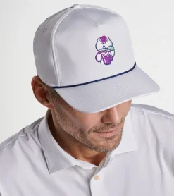 Hot Peter Millar Gopher Performance Rope Hat White