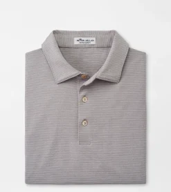 Sale Peter Millar Halford Performance Jersey Polo Gale Grey
