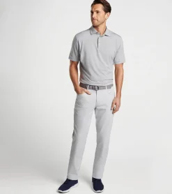 Sale Peter Millar Halford Performance Jersey Polo Gale Grey