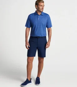 Fashion Peter Millar Hammer Time Performance Jersey Polo Sport Navy