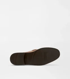 Fashion Peter Millar Handsewn Leather Penny Loafer Chocolate