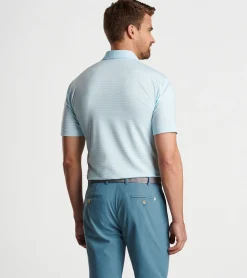 Online Peter Millar Heritage Performance Jersey Polo Celeste