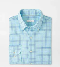Hot Peter Millar Heron Cotton Sport Shirt ALOE